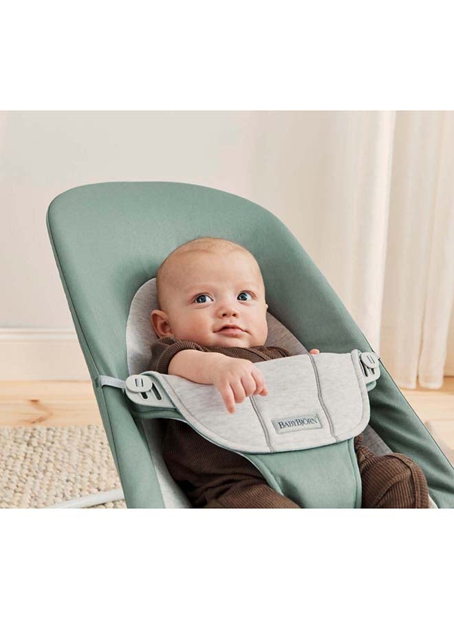 BABYBJORN Bouncer Balance Soft, Woven/Jersey, Light Sage/Grey - Image 2